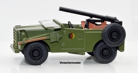 NPE Modellbau NA88775 - TT IFA P3 Kübelwagen Grenztruppen mit Panzerbesatzung